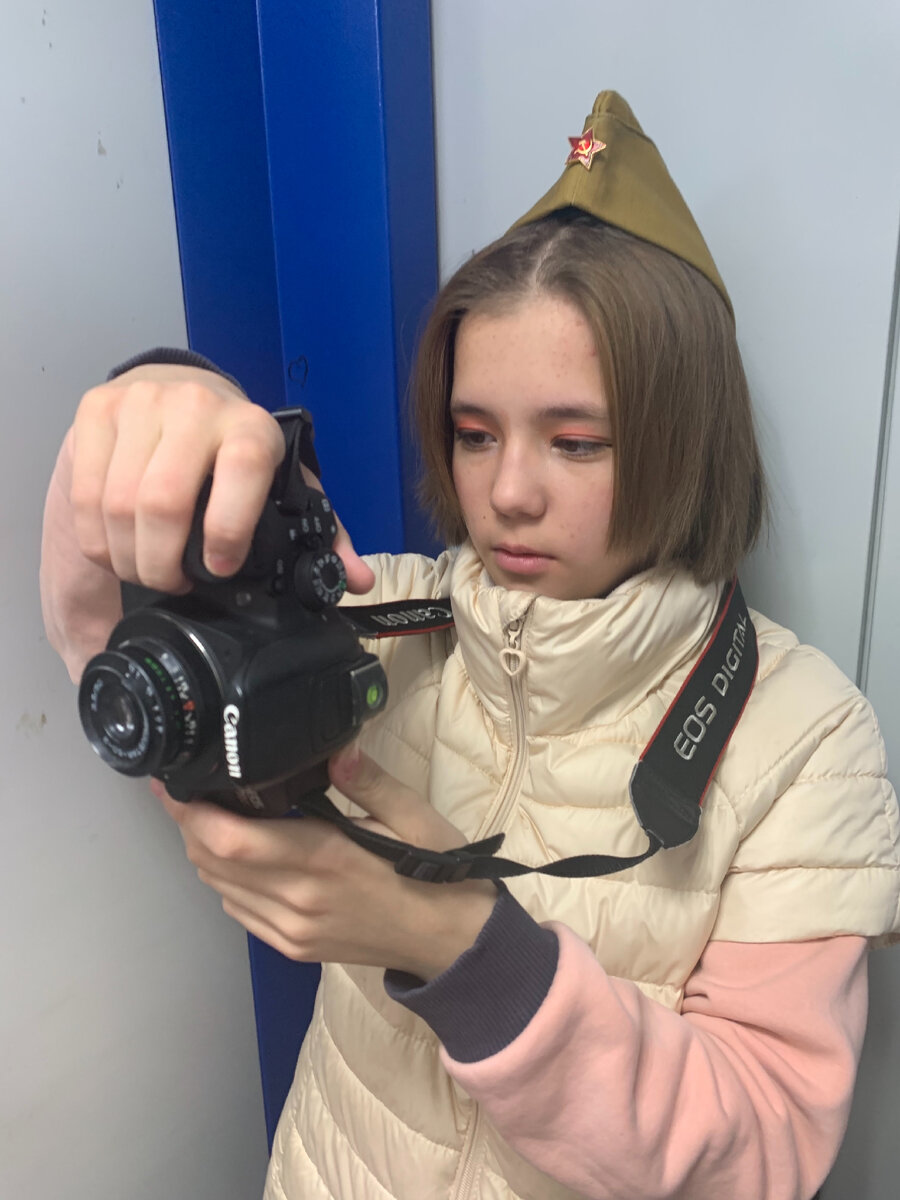 Юный фотограф наш
