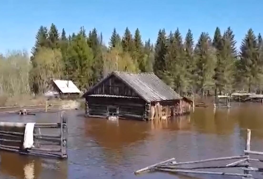 Наибольший подъем в реке. Хурумпауль Березовский район.