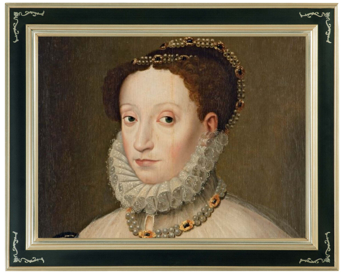 Екатерина Медичи. С картины художника. Из открытых источников