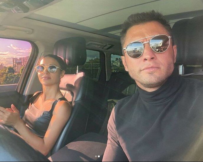 Павел Прилучный и Зепюр Брутян. Фото из социальной сети Павла Прилучного, запрещенной в РФ.