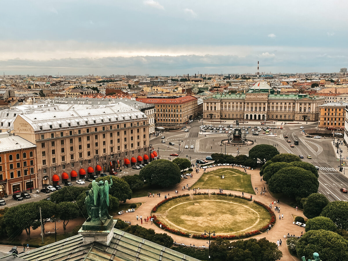 Photo: Colonnade, observation deck, Saint Petersburg, Saint Isaac's Square, 4 - 