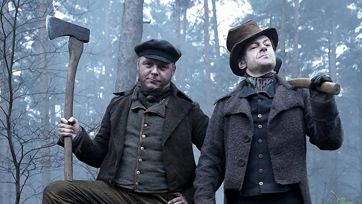 Кадр из х/ф о Бёрке и Хэйере "Руки ноги за любовь" 2010г, режиссер Джон Лэндис