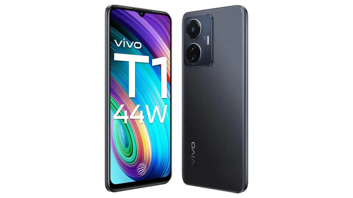 Vivo T1 обладает 6,44-дюймовым AMOLED-дисплеем с разрешением FHD+, частотой обновления 120 Гц и частотой дискретизации 240 Гц. Процессор Qualcomm Snapdragon 680  6 ГБ/128 ГБ. Также поддерживаются microSD-карты объёмом до 1 ТБ.