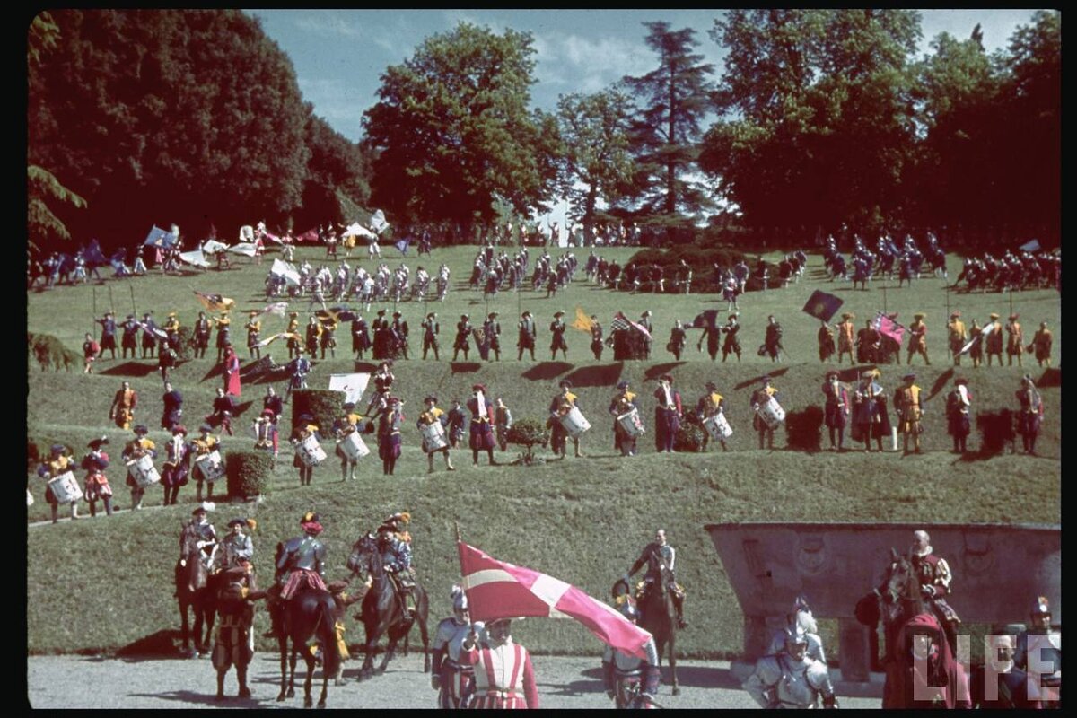 Сады Боболи 9 мая 1938 года
