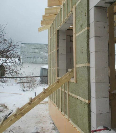 Утепление газобетона