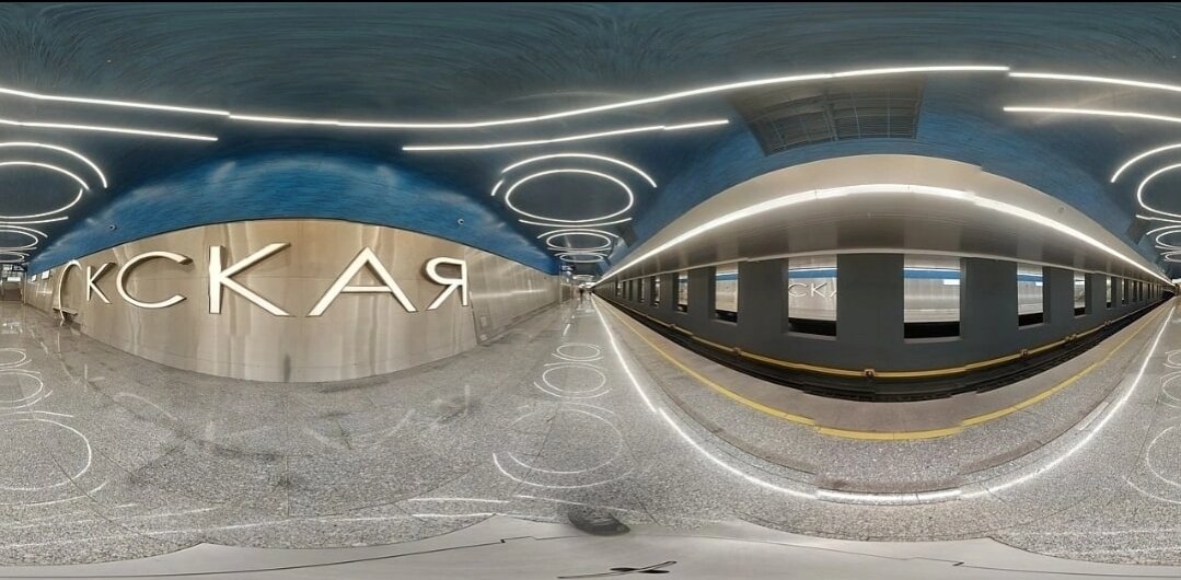 Панорама станции Окская. Фото:Википедия.