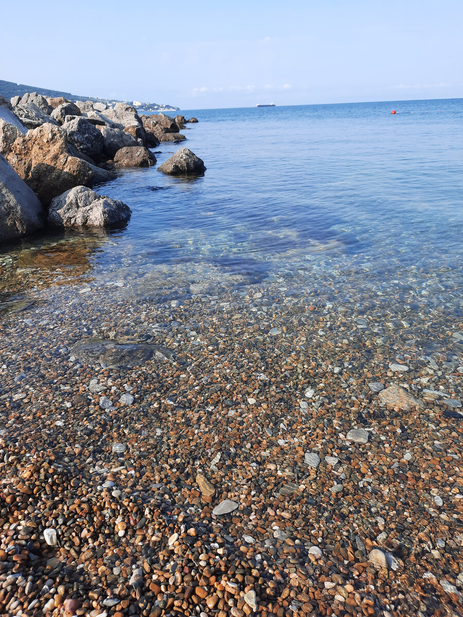 Море сегодня утром. Фото автора.
