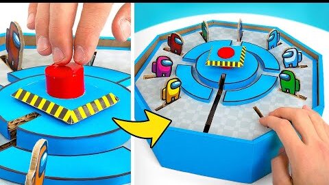 Картонная настольная игра, основанная на игре Among Us | Ловкий Слайм ...