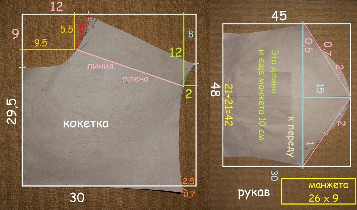 Кокетка и рукав