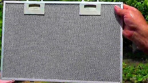 Как быстро очистить от жира сеточку кухонной вытяжки Я попробовал ...