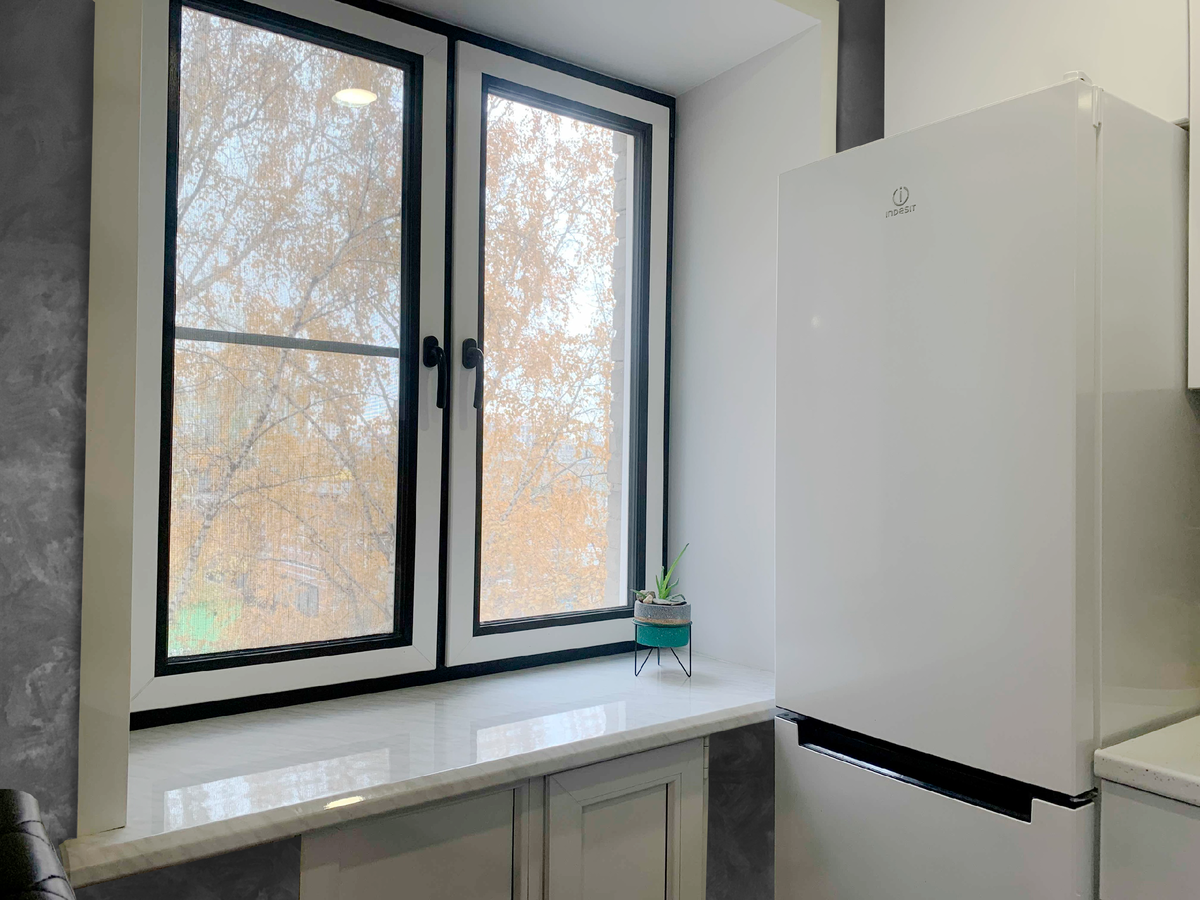 Дизайнерское окно - продолжение кухни