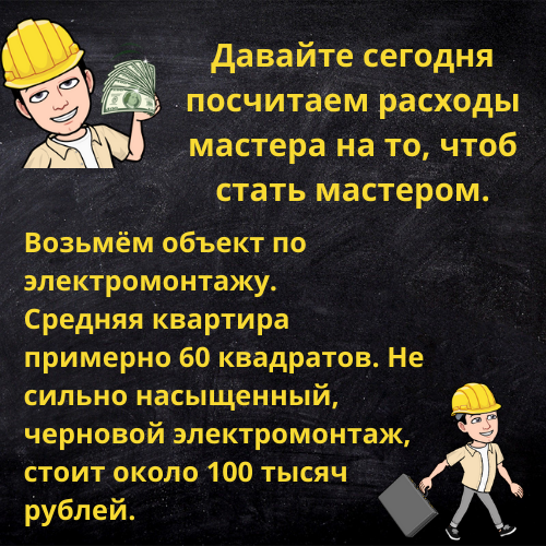 Смоделируем ситуацию. У нас есть электрик, который берёт заказ