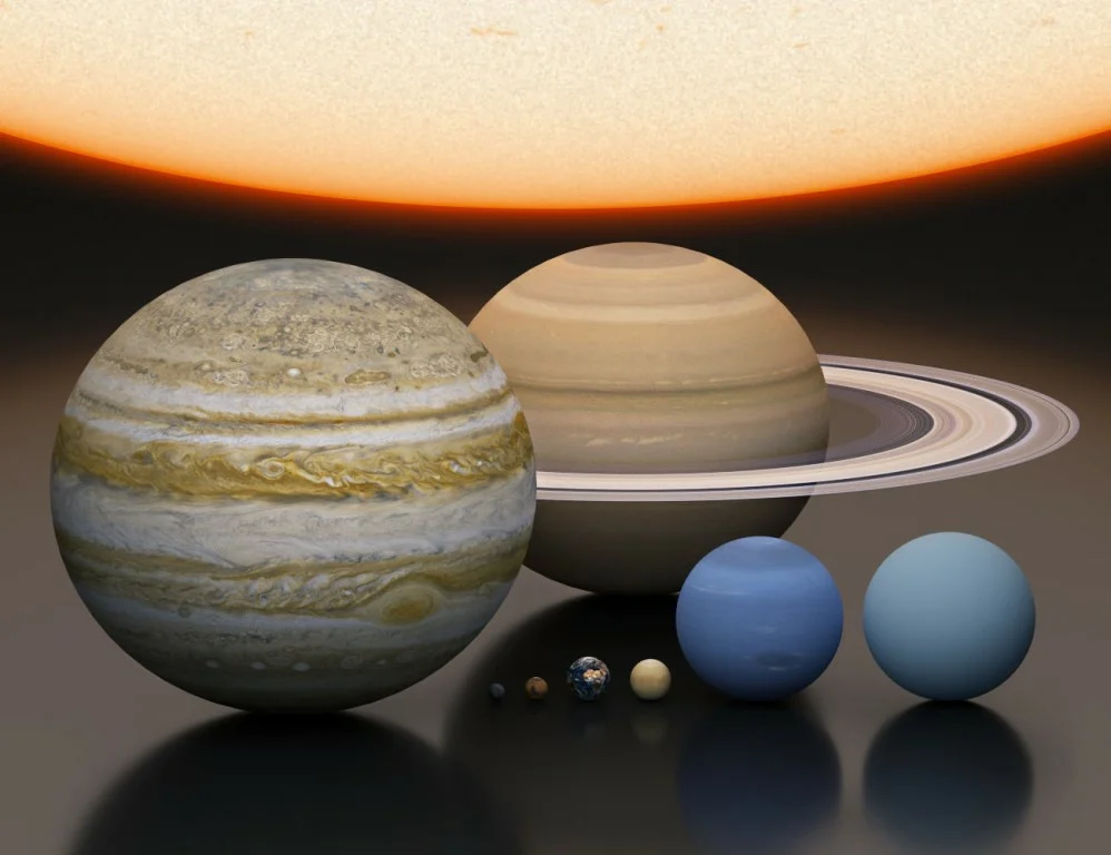 Солнечная система Юпитер и Сатурн. Планеты гиганты Юпитер. Юпитер Сатурн и земля. Планеты солнечной системы Юпитер Сатурн.