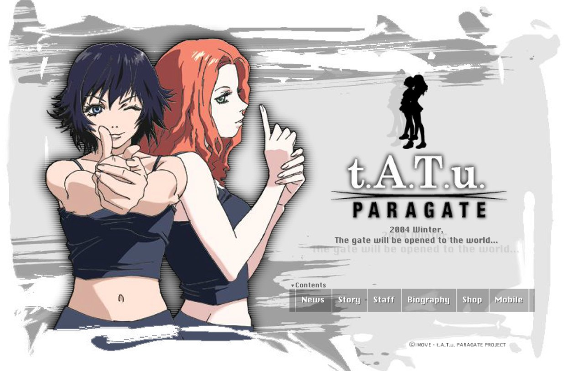 Аниме t.a.t.u. Paragate