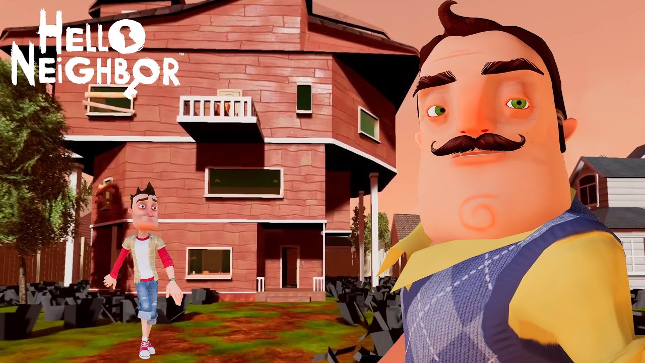 ШОУ ПРИВЕТ СОСЕД!ОЧЕНЬ ХИТРЫЙ МОД И ГЛУПЫЙ ЛЁХА!ИГРА HELLO NEIGHBOR MOD KIT  ПРОХОЖДЕНИЕ!ПРИКОЛЫ 2022