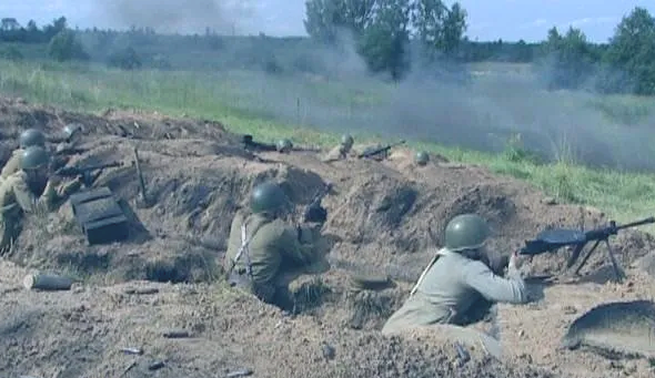 На позициях