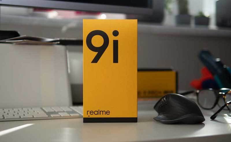 коробка смартфона Realme 9i