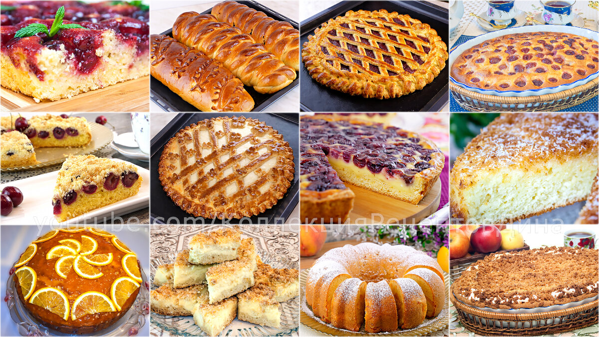 Торты и пироги - популярные рецепты приготовления