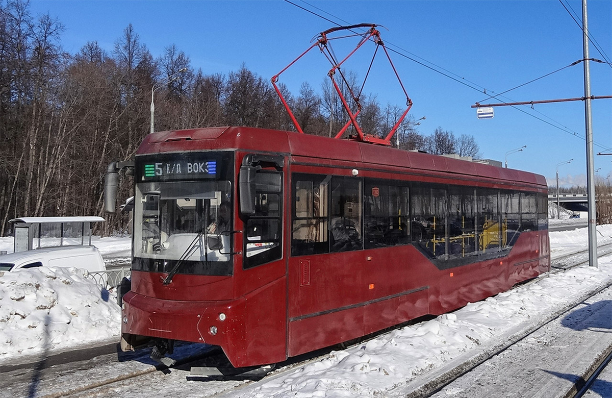 Вагон модели 71-407-01, прототип модели, фото https://light-trading.ru/projects/obespechenie-zavodov-proizvoditeley/tramvai/