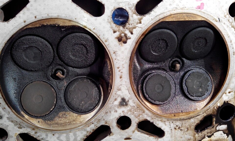 Нагар в камере сгорания