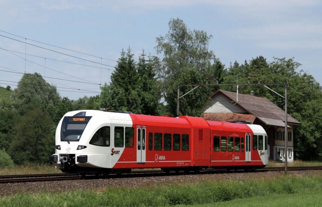 Беспилотный дизель-поезд Stadler GTW3 на испытаниях в Нидерландах в 2020 году. Источник: Stadler
