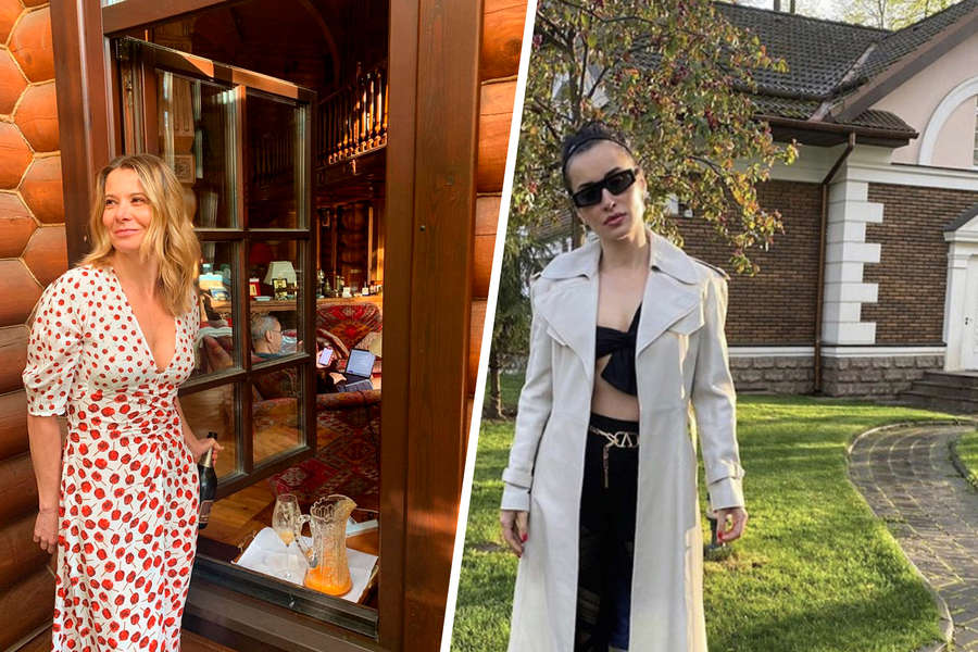 Юлия Высоцкая и Тина Канделаки | Фото: juliavysotskayaofficial/tina_kandelaki/Instagram (компания-владелец Meta признана экстремистской организацией)