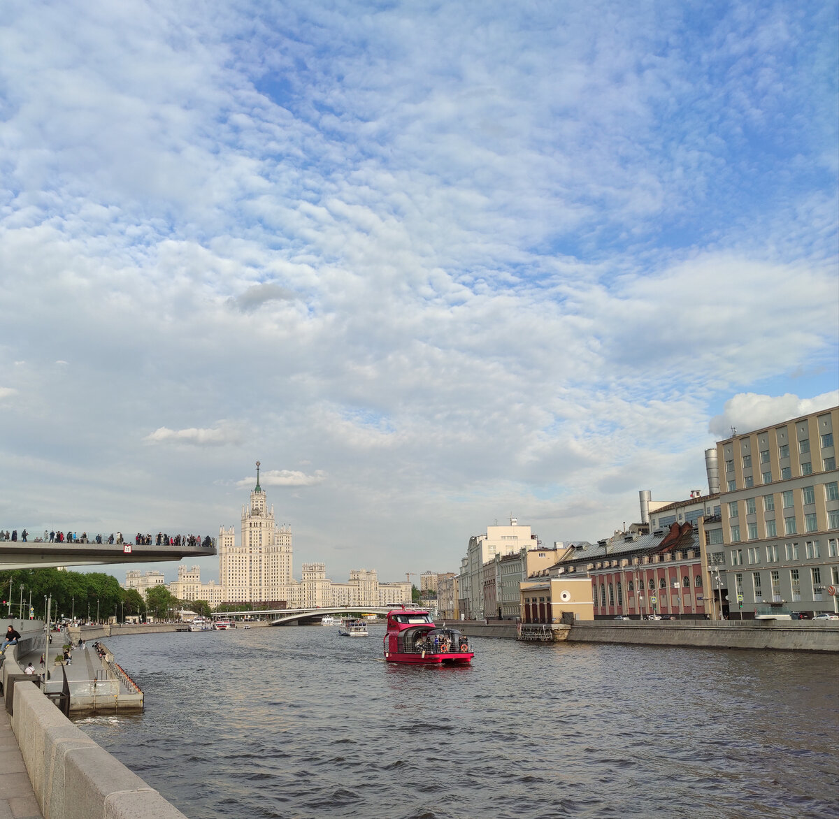 Причал у Парка Зарядье (фото автора)