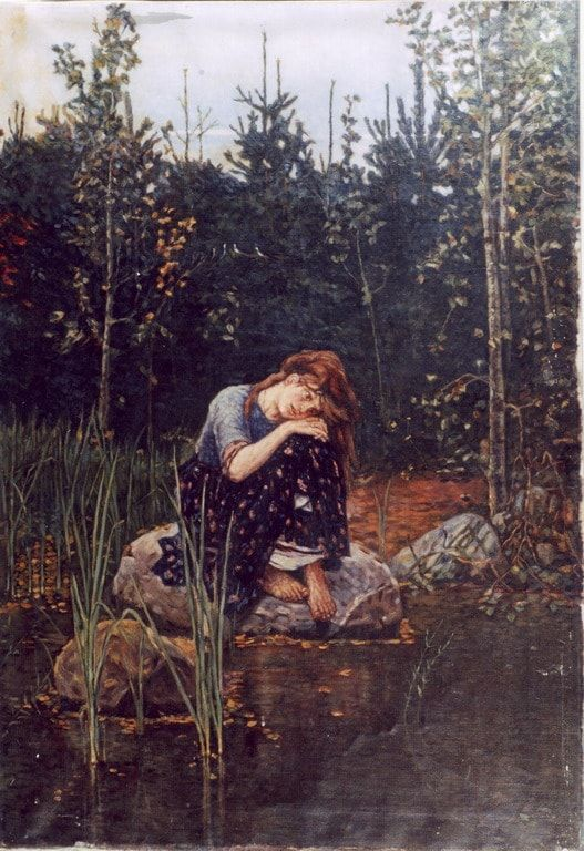 "Алёнушка" В.М. Васнецова