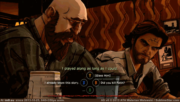 Многие игроки, включая нас, подумали, что под "Glass him" имеется ввиду "чокнуться стаканами". Нельзя так, Telltale!