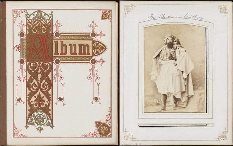 Титульный лист альбома (слева)