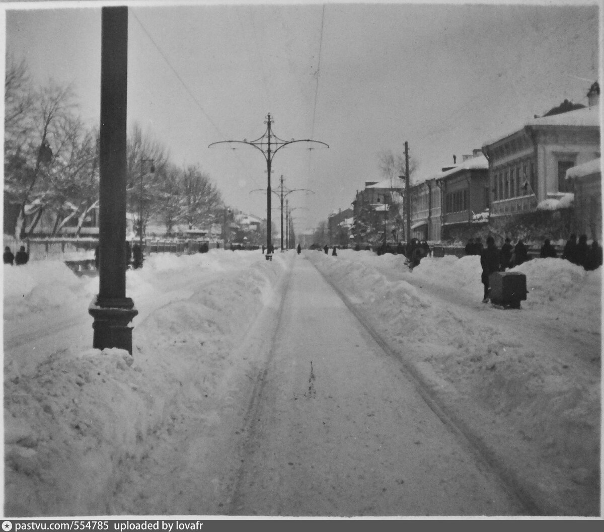 Валовая улица в сторону Зацепского вала, 1913. С сайта www.pastvu.com.