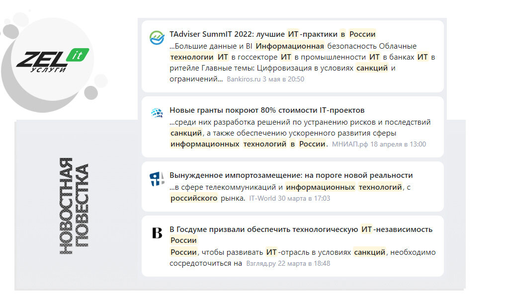 Новостная повестка.