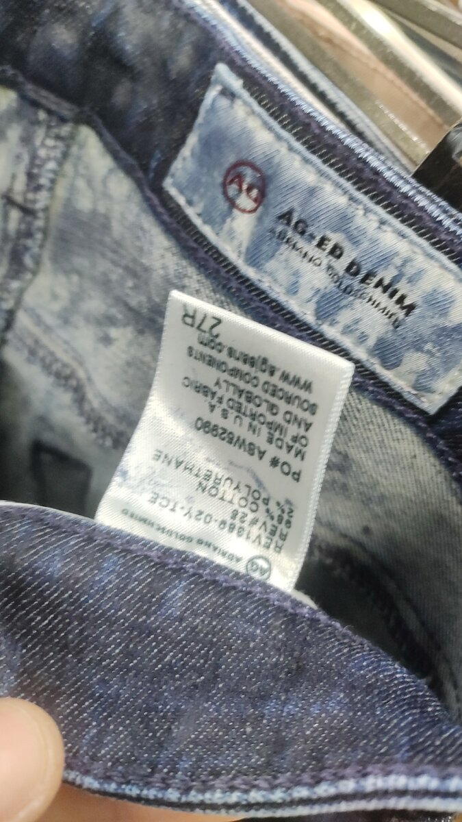 Новые джинсы прекрасного бренда, увы, 27 размера(
