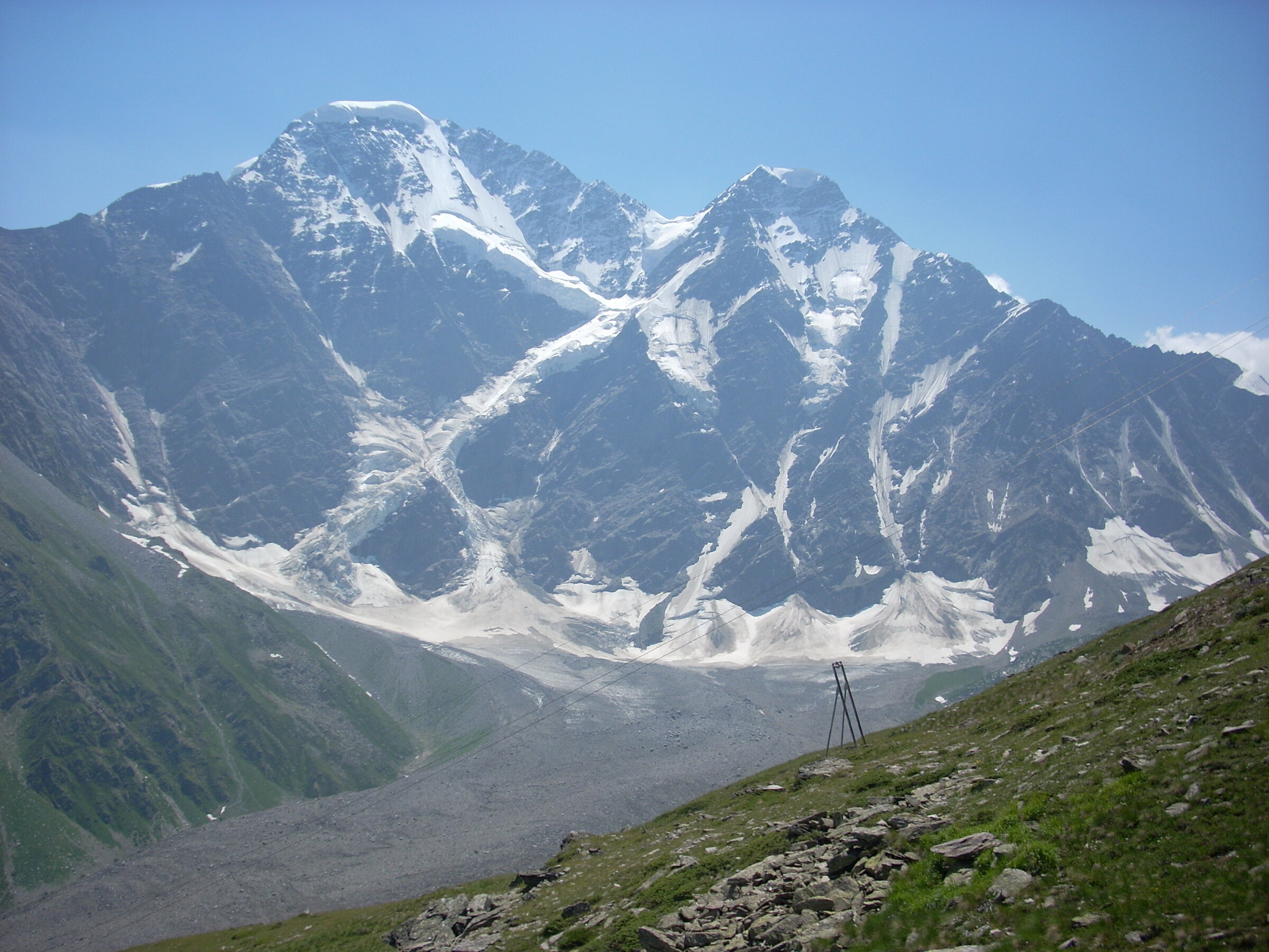 Гора Чегет ледник семерка