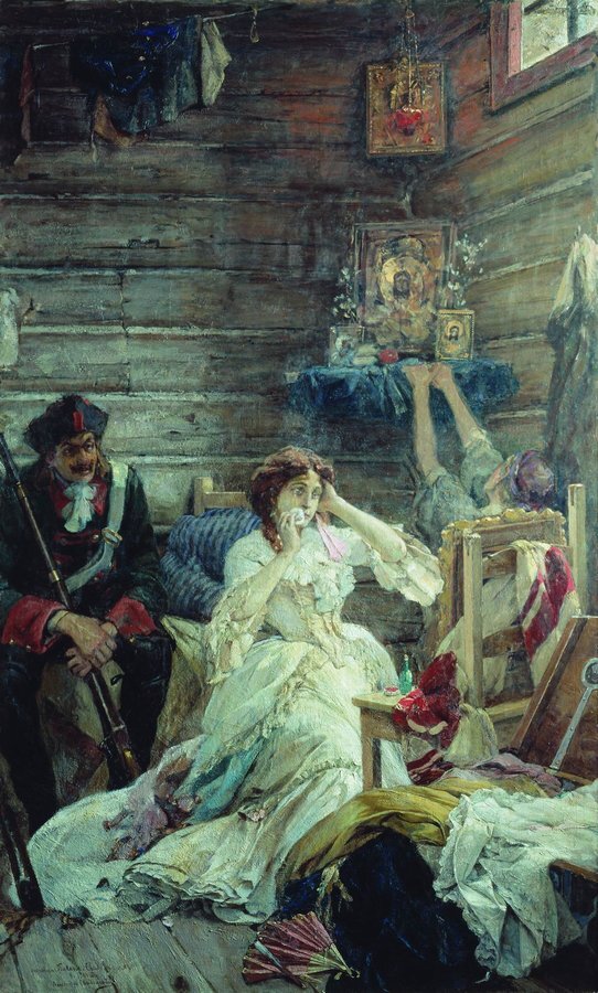 Павел Сведомский. «Мария Гамильтон перед казнью», 1904 год. 