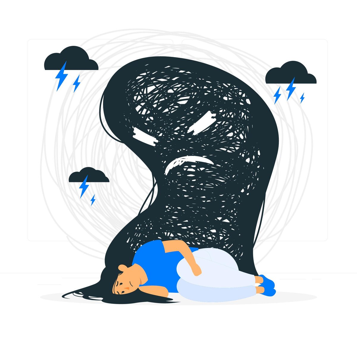 <a href="https://ru.freepik.com/free-vector/depression-concept-illustration_10386538.htm#query=%D0%93%D1%80%D1%83%D1%81%D1%82%D1%8C&position=3&from_view=search">Изображение от storyset</a> на Freepik
