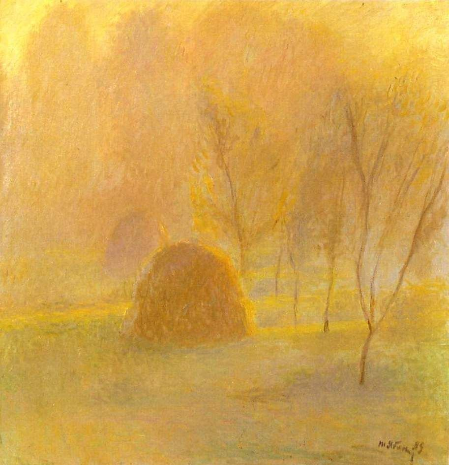 Татьяна Яблонская. "В осенней мгле", 1989