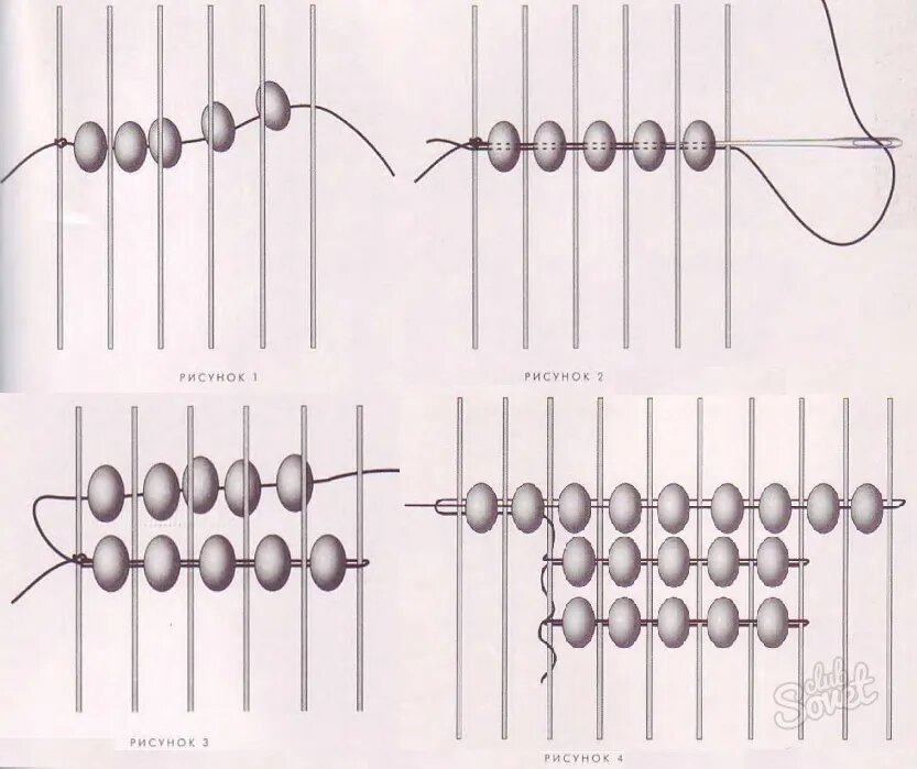 Схемы для ручного ткачества бисером