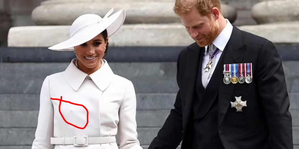 У Меган на груди была необычная выпуклость. Фото: Getty Images