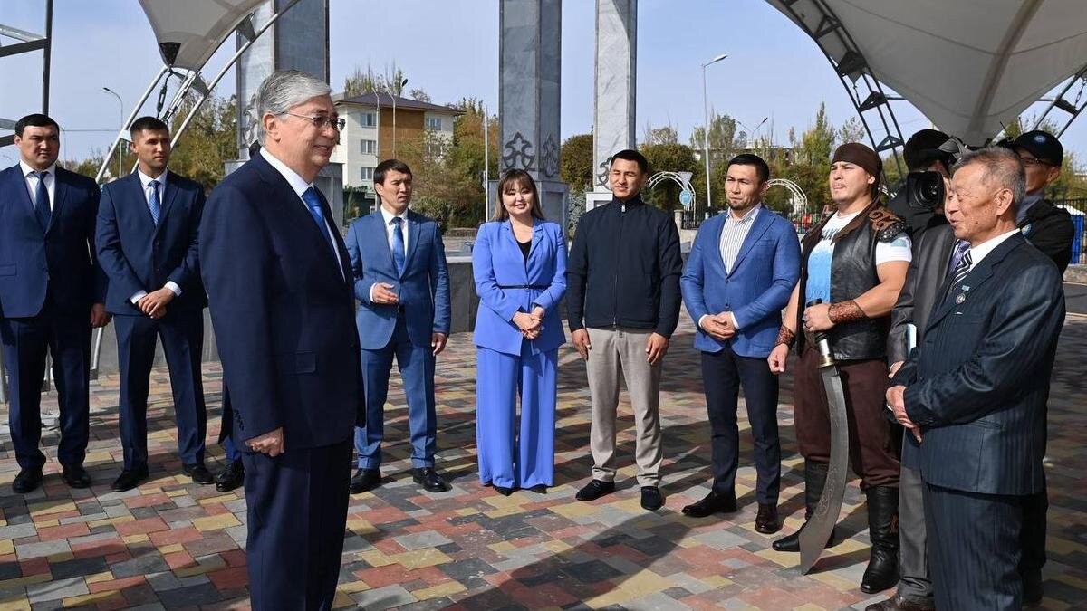    Касым-Жомарт Токаев встретился с ветеранами и спортсменами в Алматинской области:t.me/bort_01