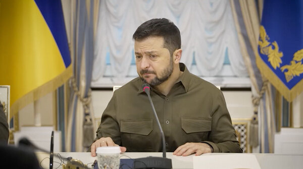 Зеленский в ходе встречи с делегацией Конгресса США. Обложка © Telegram / Zelenskiy / Official