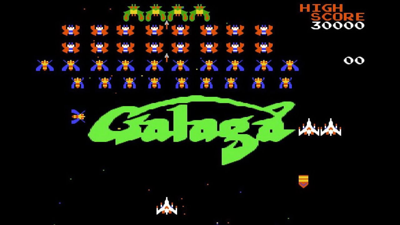 Galaga Игры NES / Dendy взрывающая мозг игра на денди попробуй пройти  несколько уровней. стрелялка и аркада в одном обзор игры | ВО ЧТО ПОИГРАТЬ  ? | Дзен