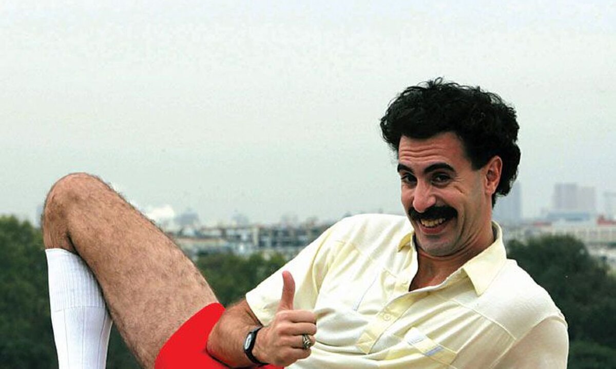 Кадр из фильма «Борат»