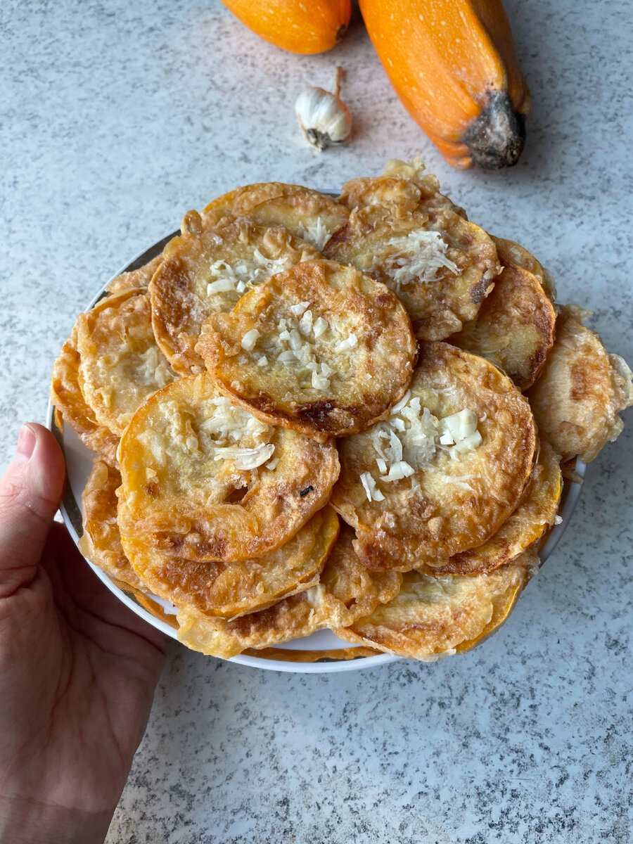 Фото автора. Жареные кабачки.