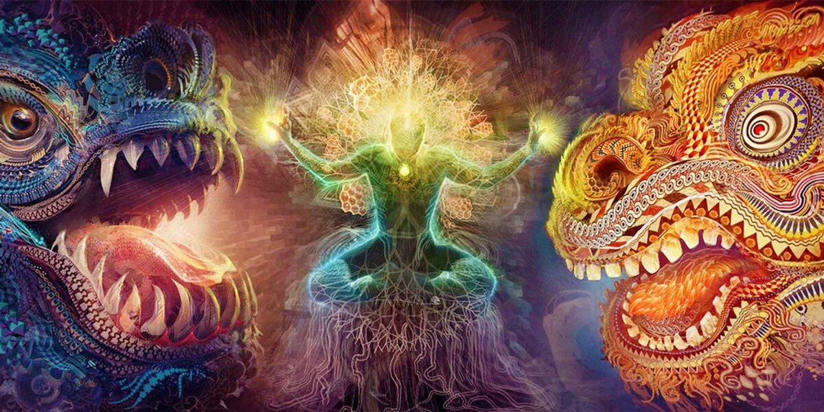 Картина американского художника Андроида Джонса «Самскара»