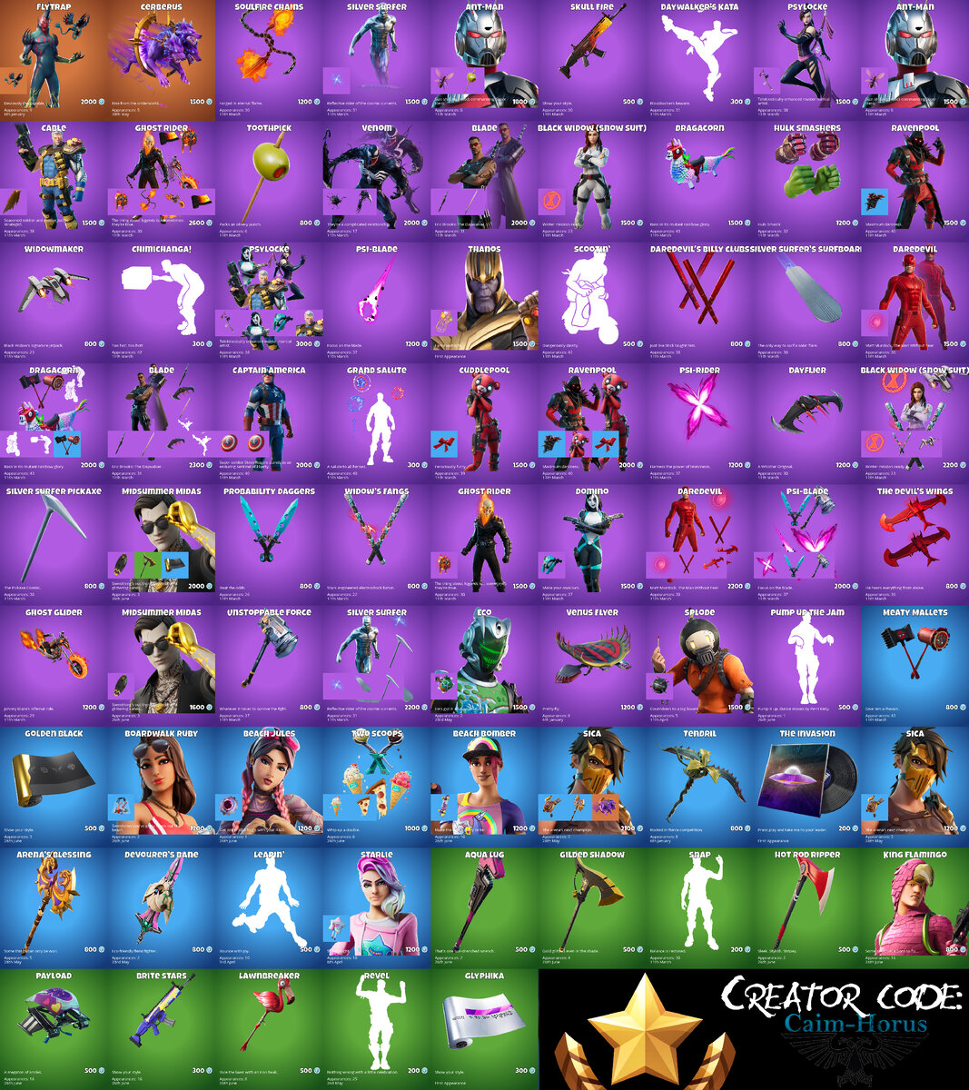 Магазин предметов Королевской Битвы 27.06.2021