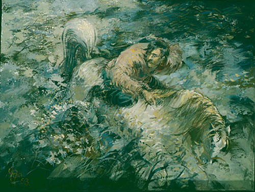 Худ. - П. Пеньковский "Конокрад"