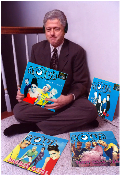 Обложки синглов и самого альбома "Aquarium" выполнены в единой запоминающейся стилистике 