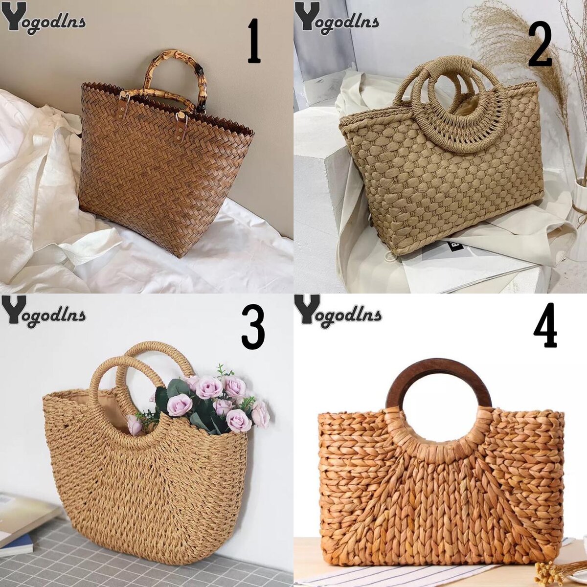 Подборка соломенных сумок с Aliexpress