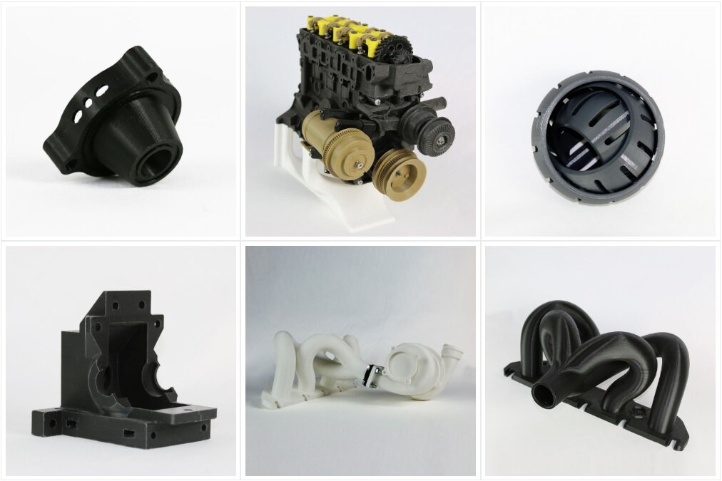 Изделия из пластика, созданные с помощью профессиональных 3D-принтеров Sharebot